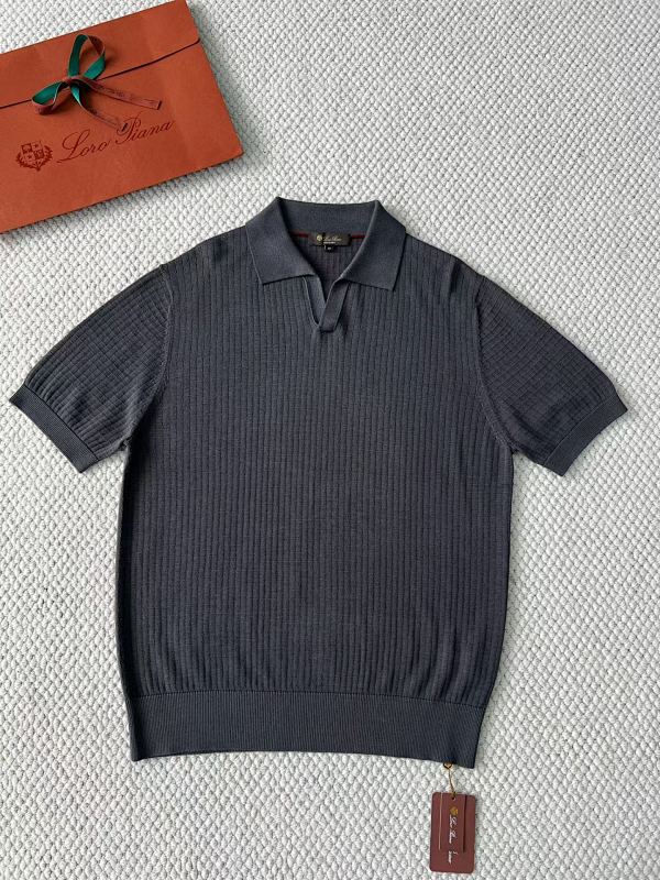 Cotton Buttonless Polo