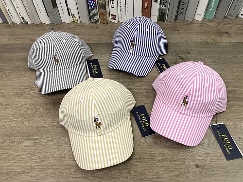 Striped Soft Top Baseball Cap