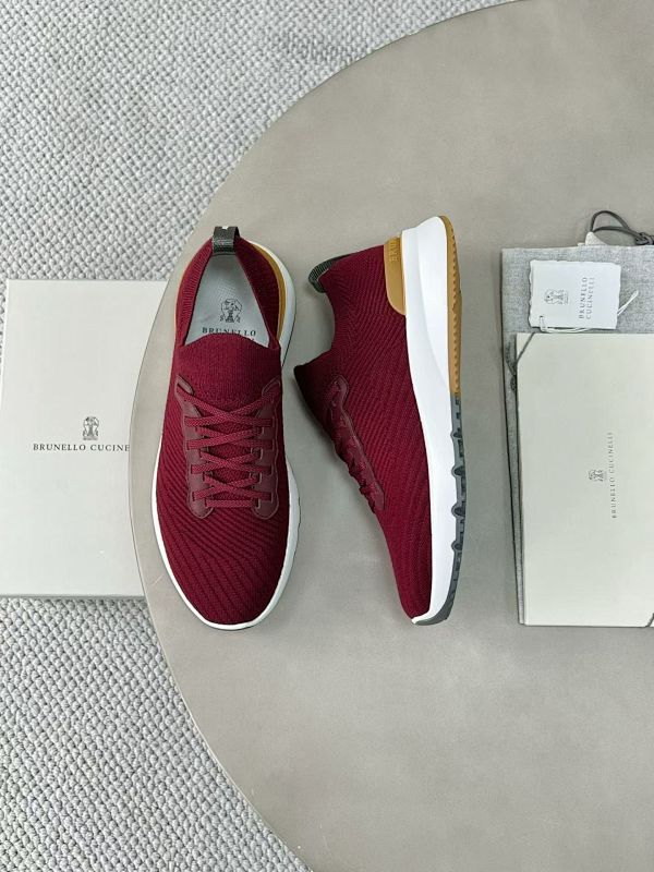 Cotton Knit Calfskin Runners