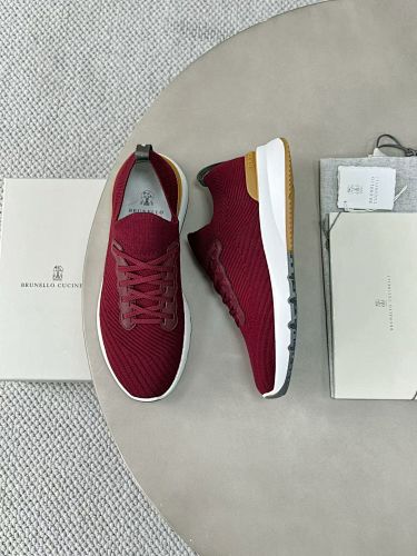 Cotton Knit Calfskin Runners