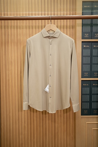 Casual Shirt Made Of Pure Cotton Knitted Fabric With Excellent Fit And Perfect Details Siz