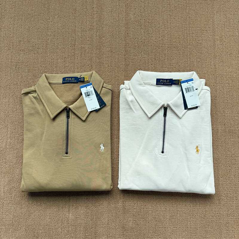 Men's Polo Collar Cotton Half-Zip