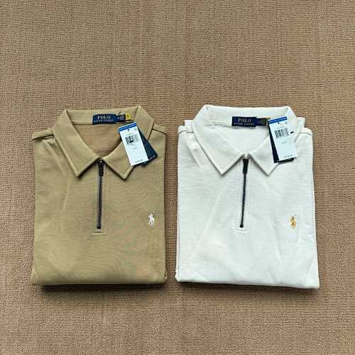 Men's Polo Collar Cotton Half-Zip