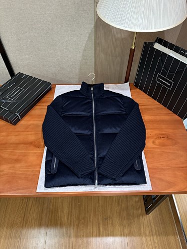 Oasi Cashmere Full Zip Blouson Navy