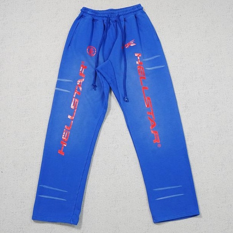 Hellstar Sports Gel Blue Hoodie Pants