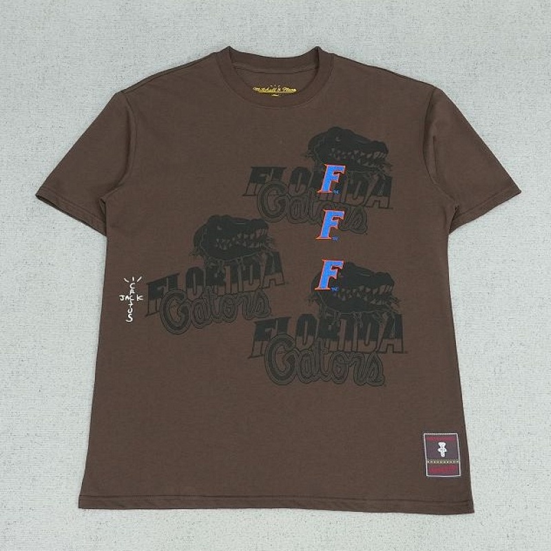 Travis Scott Cactus Jack X Mitchell X Ness Tee