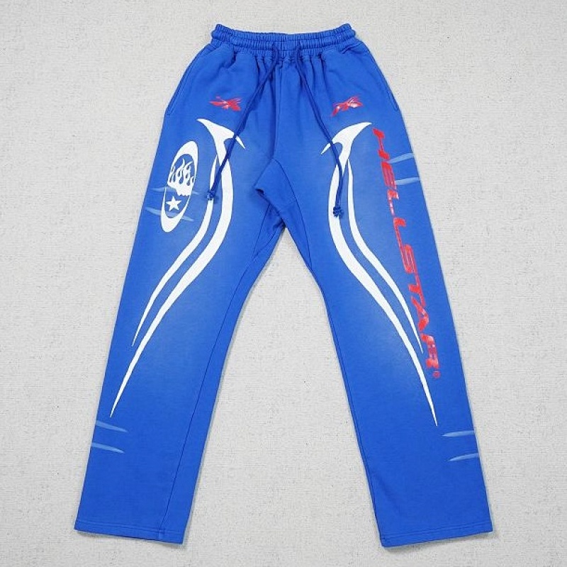 Hellstar Sports Gel Blue Hoodie Pants