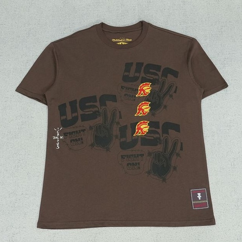 Travis Scott Cactus Jack X Mitchell X Ness Tee