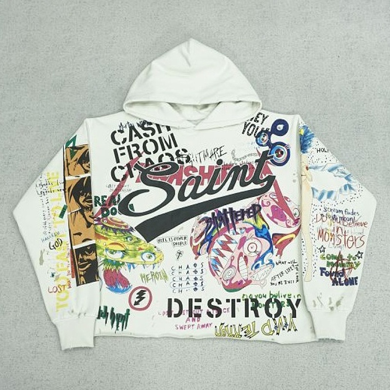 Saint Michael Graff Pullover Hoodie