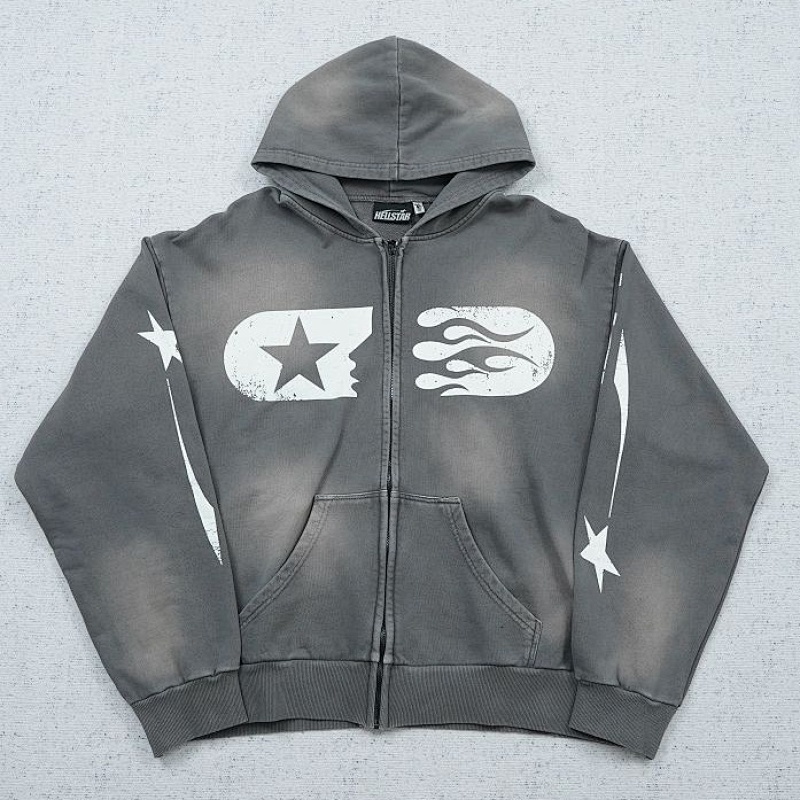 Hellstar Studios Vintage Washed Hoodie