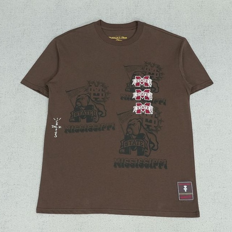 Travis Scott Cactus Jack X Mitchell X Ness Tee