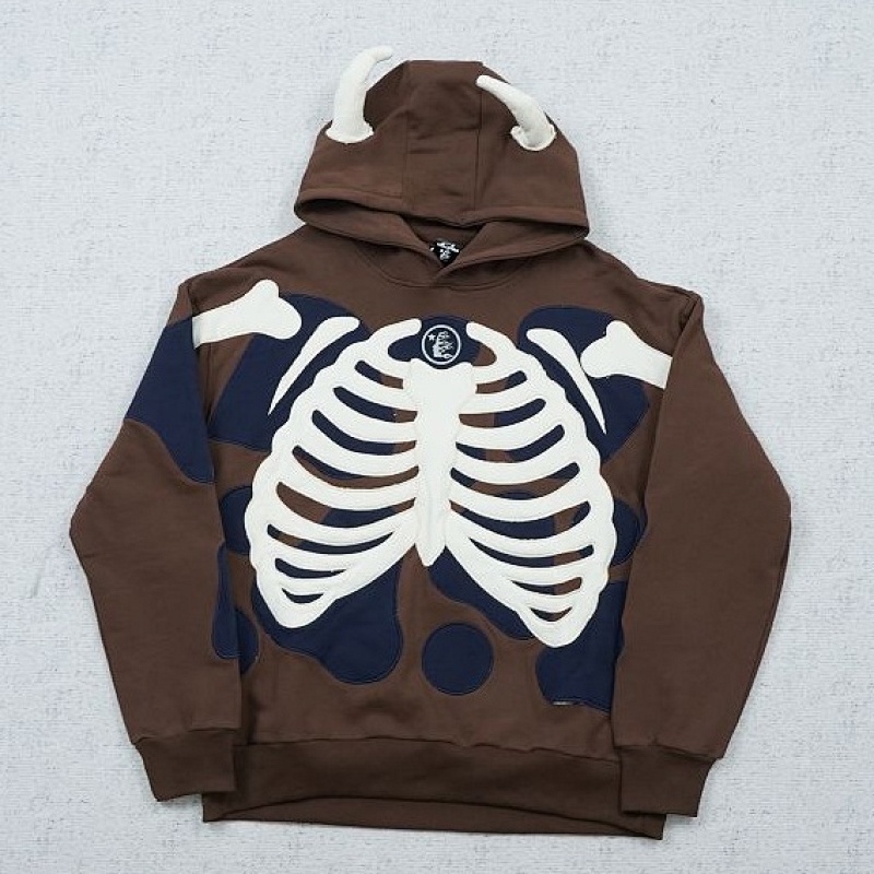 Hellstar Studios Airbrushed Bones Hoodie