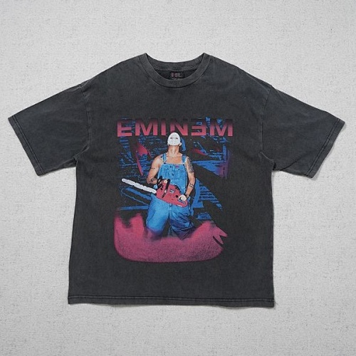Eminem Jason Mask Chainsaw Tour Vintage Tee