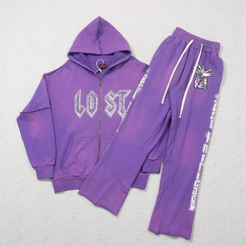 +238 Lost Intricacy Pink Hoodie