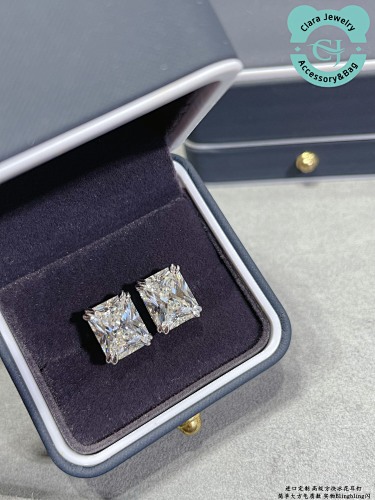 Premium Square Ice Flower Earrings