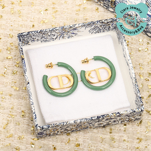 Jadi R Milk Tea Letter Earrings