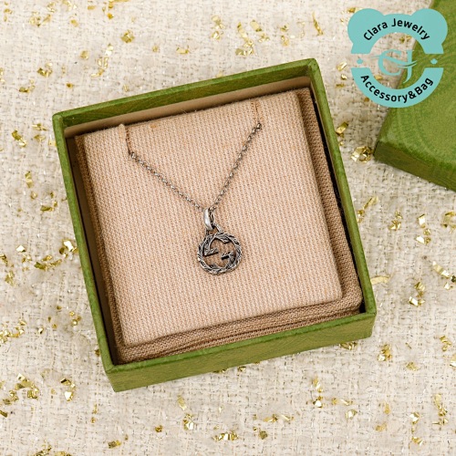 Interlocking Double G Pendant Necklace