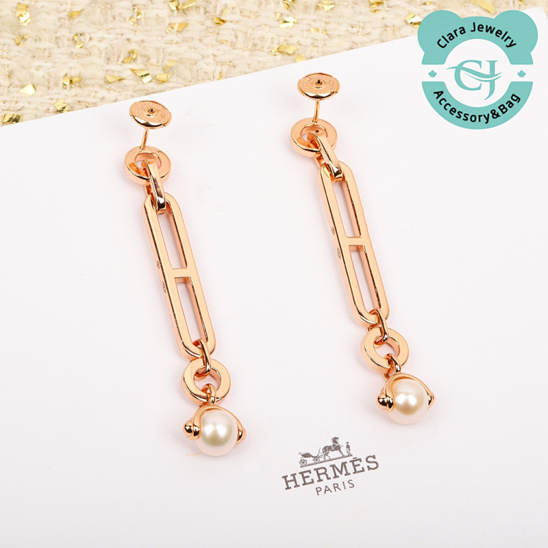 Hermès Pearl Earrings