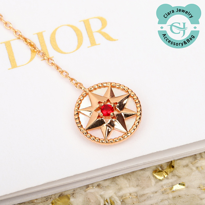 Dior Year Limited Edition Compass Diamond Necklace