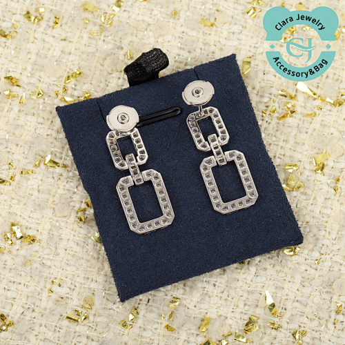 Square Diamond Earrings