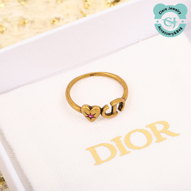 D Vintage Love Cd Bead Ring