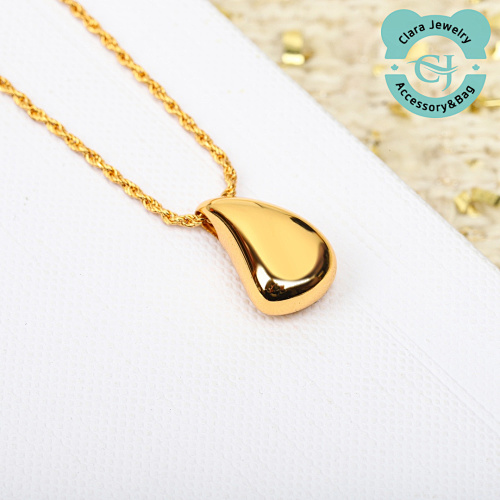 Gold Teardrop Necklace
