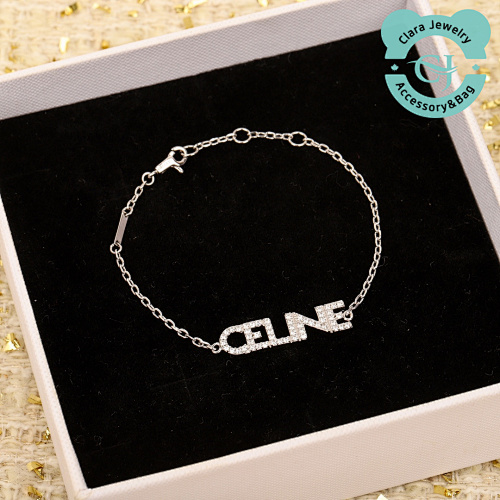 C Full Diamond Logo Bracelet Necklace