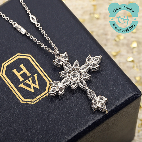 Cross Floral Necklace