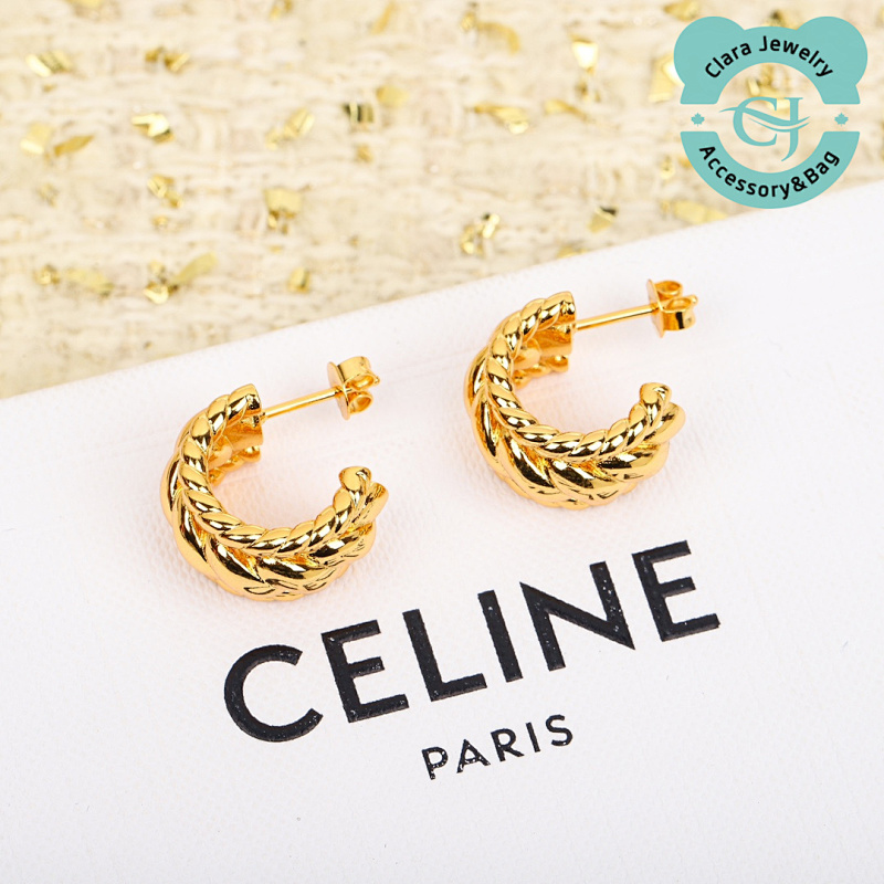 Celine Hemp Rim Earrings