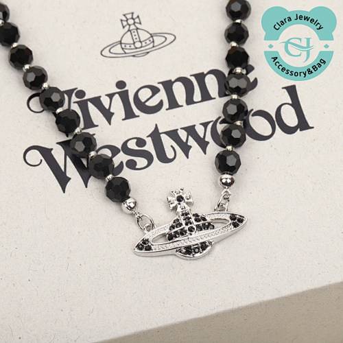The Diamond On Saturn Is Also A Custom Swarovski Rhinestone Necklace