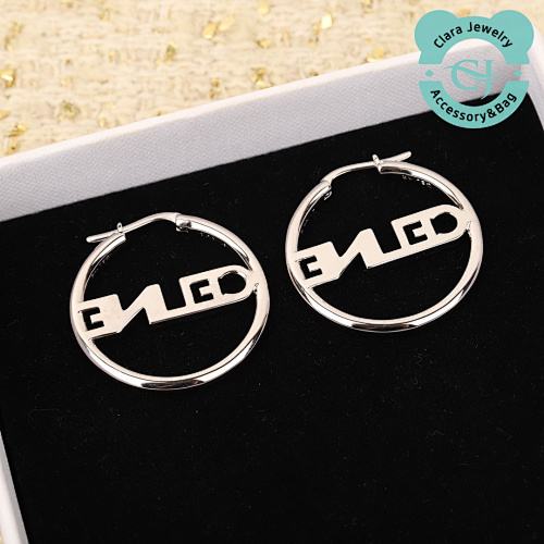 C Diamond Logo Earrings