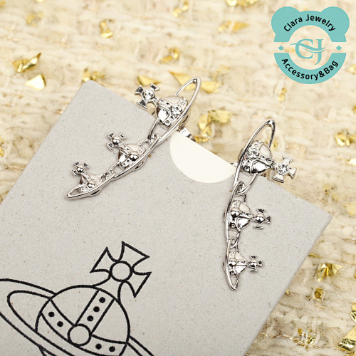 Stunning Three Little Saturn Earrings
