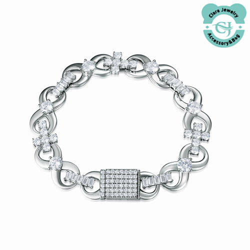 Cuban Chain Eight Hip Hop Cuban Men's Bracelet