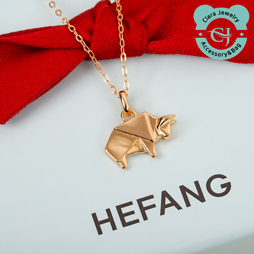 He Fang Calf Necklace