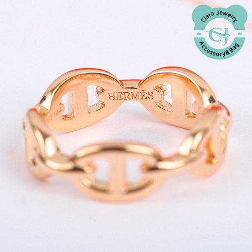 Hermès Hermes Pig Nose Farandole Silver Ring