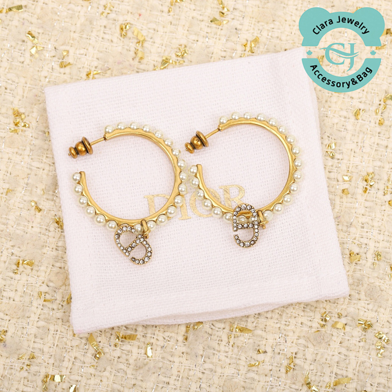Dior Cd Millet Earrings