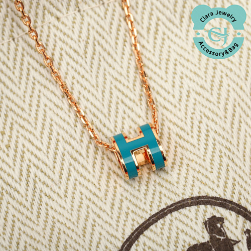 Small Denim Blue Necklace