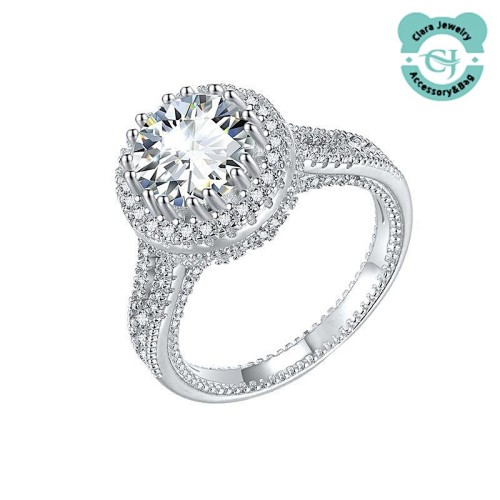 1-2CT Main Stone Moissanite Diamonds