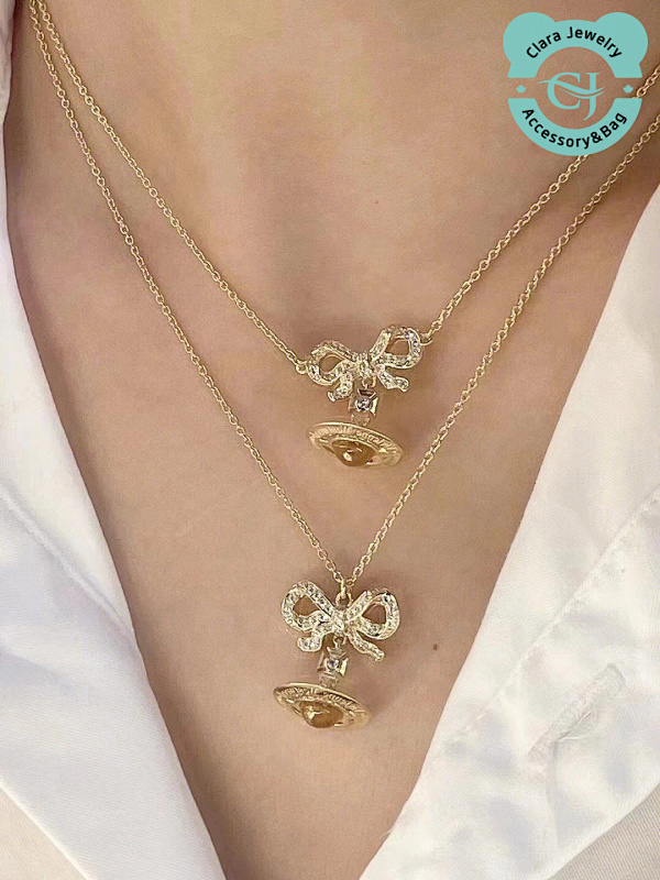 Vivienne Bow Necklace