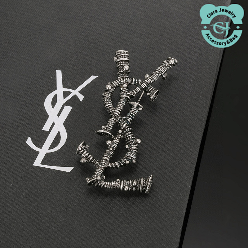 Saint Laurent FG Brooch 55