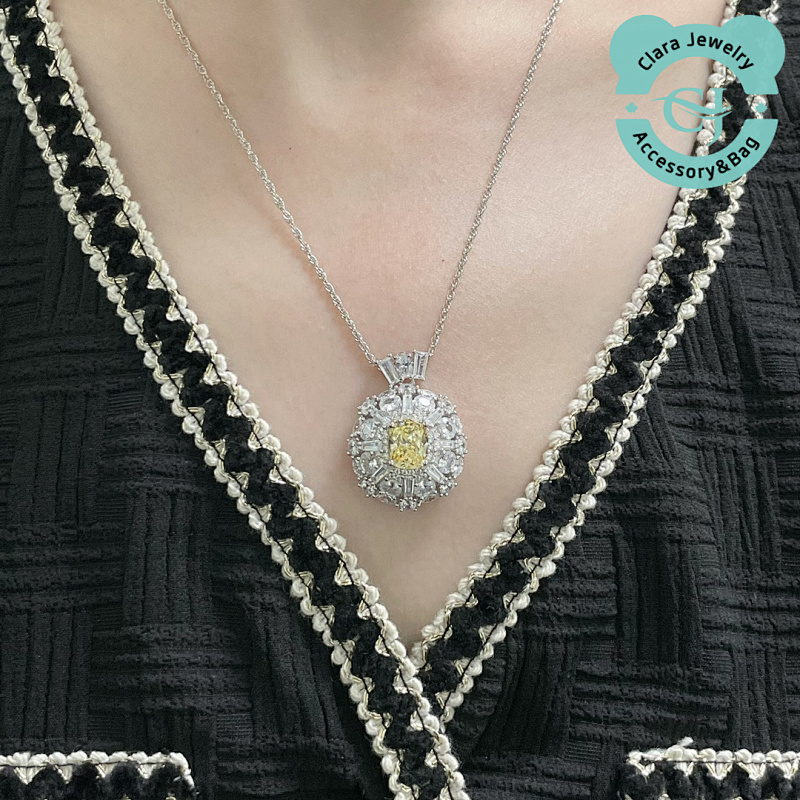 Imported Customized 9 2 5 Radian Goose Yellow Necklace