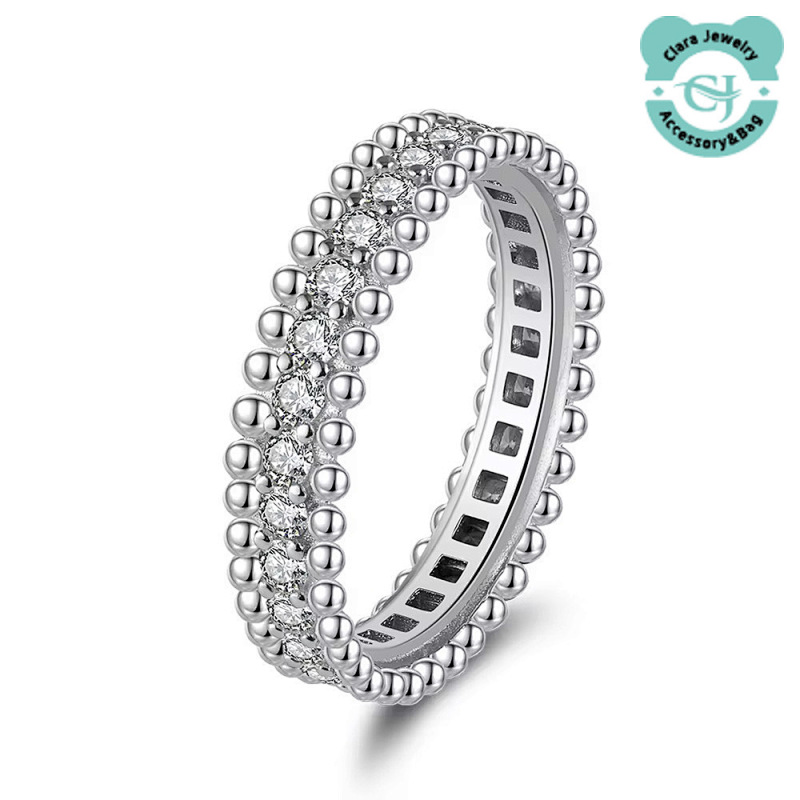 Sterling Silver High-grade Moissanite Light Luxury