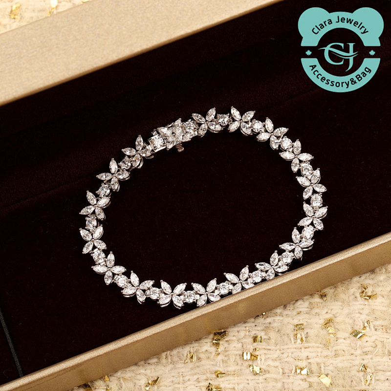 Colorful Treasure Series-Victoria Full Diamond Bracelet