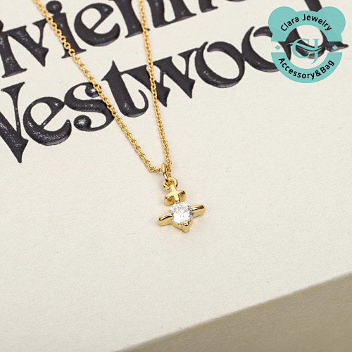 Vivi Mini Saturn Necklace