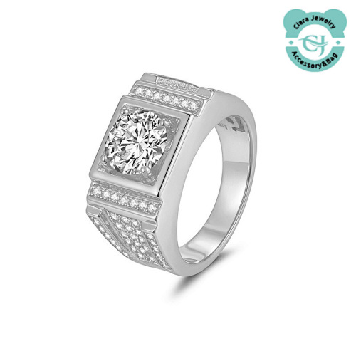 Square-shaped 3-carat Full Diamond