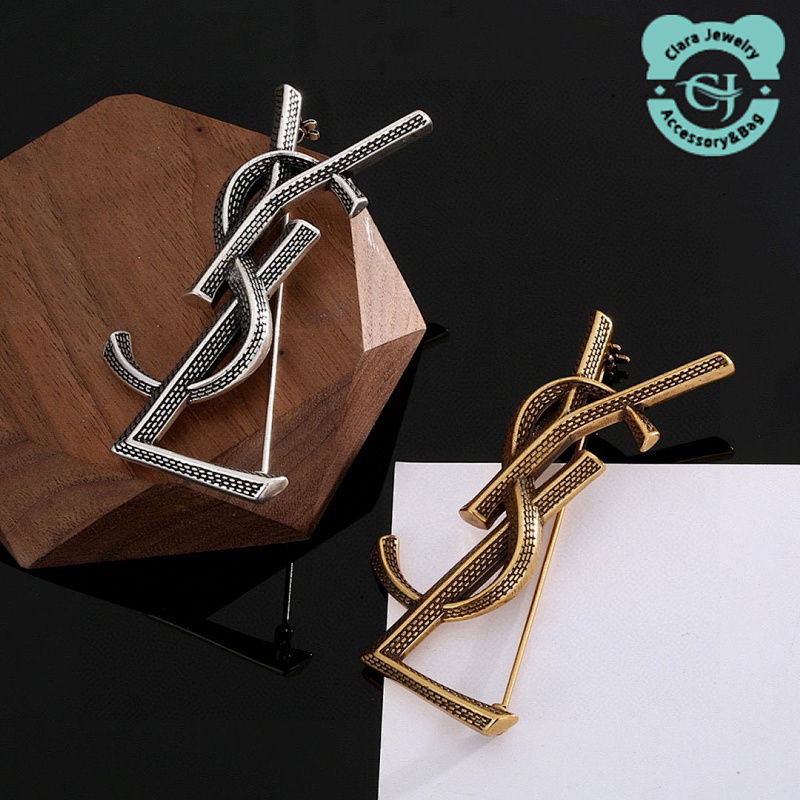 Saint Laurent FG Brooch 55