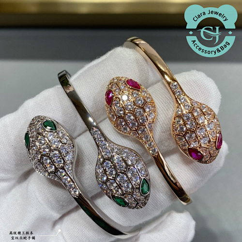 Bulgari Bv&lg&ri Premium Seiko Edition Double-Headed Snake Bracelet
