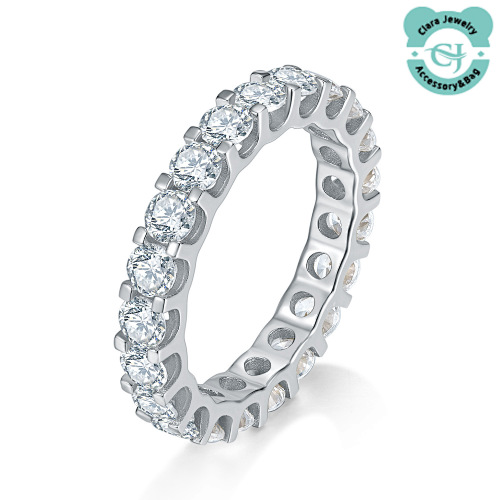 Men's And Women's Finger Ring Ins Full Diamond Ring Hoop Ring