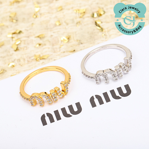 Miumiu Full Diamond Ring