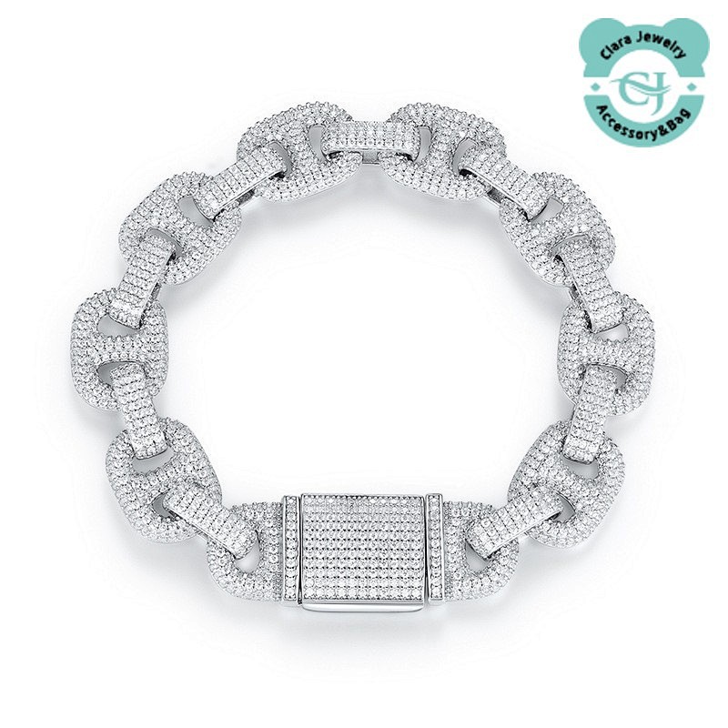 Pig Nose Full Diamond Cuban Chain